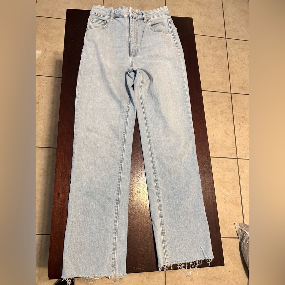 ROLLA'S Light Wash Straight Leg Jeans